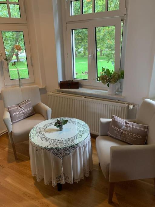 100 Qm Ferienwohnung Am Heiligen Brunnen 奎德林堡 外观 照片
